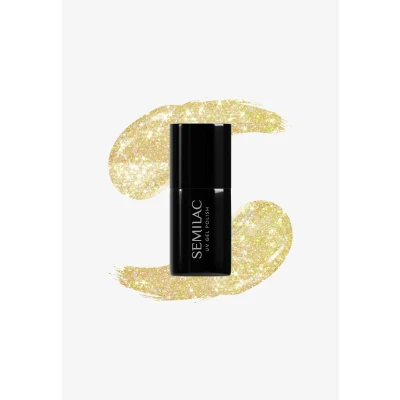 Image de Semilac UV GEL Polish Vernis à ongles (base coat), Femme, Taille: 7 ml, Sunbaked yellow
