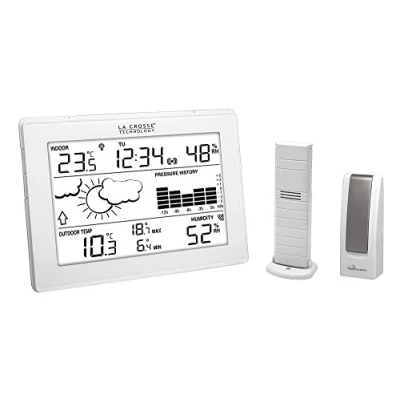 Image de La Crosse Technology MA10006 Station météo complète avec passerelle pour smartphone et tablette système Mobile Alerts Blanc (Ancien Modèle)