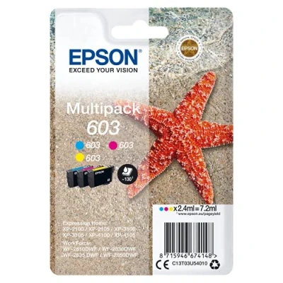 Image de Epson 603 (T03U5 C/M/Y) 3 couleurs Cartouche d&#039;encre Multipack