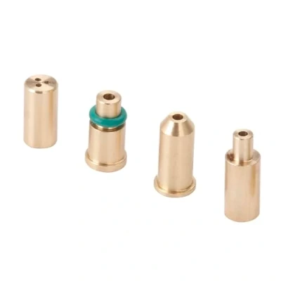Image de Navrange Lot de 4 adaptateurs recharge gaz pour briquet S T Dupont Jaune/rouge/vert/bleu Série d&#039;accessoires réparation