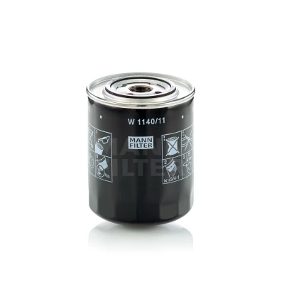 Image de MANN FILTER W 1140/11 Filtre à huile M 24 X 1.5 avec un clapet de non retour vissé