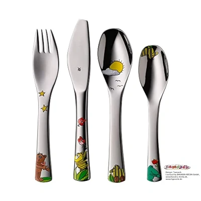 Image de WMF Couverts pour Enfant Set de 6 Pièces Janosch Cromargan, en 4 Parties