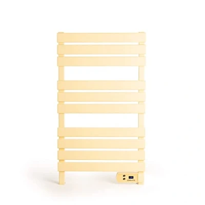 Image de CREATE / Warm Towel 500W Porte Serviettes électrique Jaune 96,9x55x5 cm/Porte Électrique À Économie d&#039;énergie, Ultra Mince