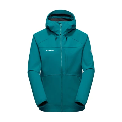 Image de Mammut Ultimate Comfort SO Veste softshell, Femme, Taille: Small, Deep teal