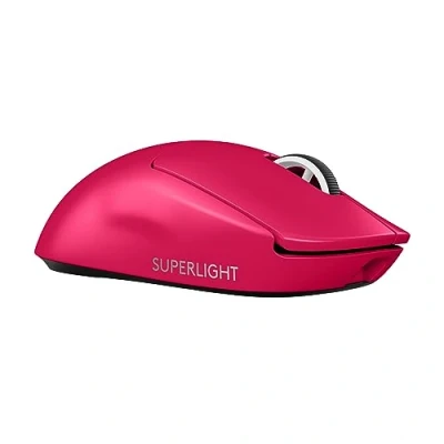 Image de Logitech G Pro X Superlight 2 Lightspeed Souris Gaming sans Fil, Légère, Switchs Hybrides LIGHTFORCE, Version Allemande Rose
