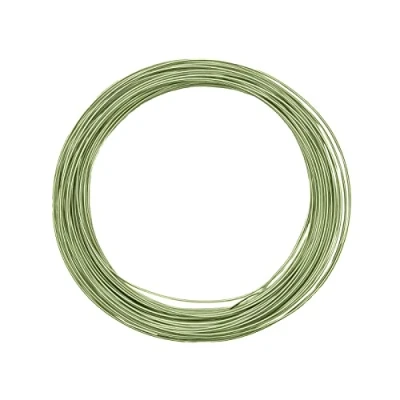 Image de Vaessen Creative Fil Aluminium Vert Pomme 15 m x 0,8 mm Souple Apple Green pour Loisirs Créatifs, Perlage et Bijoux