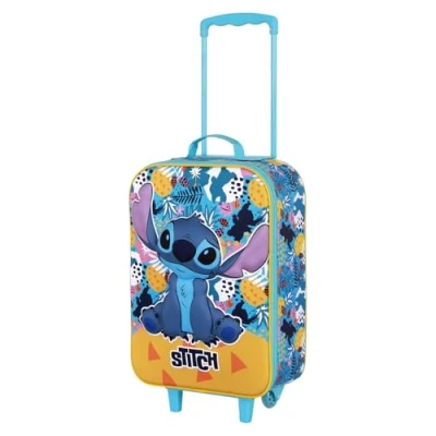 Image de Karactermania Lilo and stitch SOFT Trolley Valise à roulettes pour enfants, Taille: One Size, turquoise