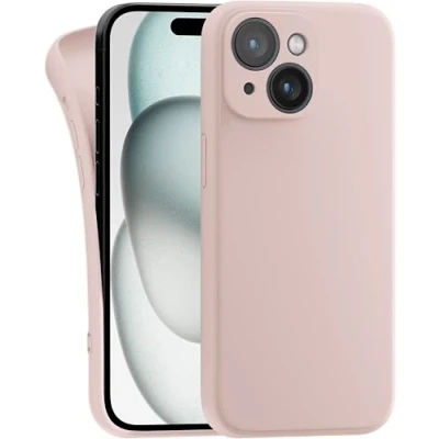 Image de MyGadget Coque Compatible avec Apple iPhone 15 Plus Case TPU Souple &amp; Soft Cover Protection Extra Fine Légère Étui Coloré Anti Choc Rose