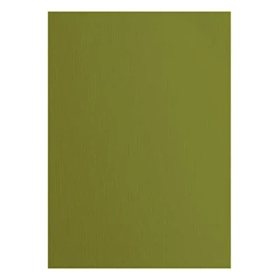 Image de vaessen creative Florence Papier Cartonné, Vert (Olive), 216g, 10 Feuilles, Surface Texturée, pour Peindre, Scrapbooking et plus, DIN A4