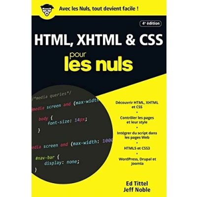Image de HTML, XHTML et CSS pour les Nuls poche, 4e édition Livre d’occasion Très bon