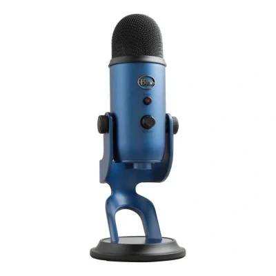 Image de Microphone USB Blue Yeti Pour Enregistrement, Streaming, Gaming, Podcast sur PC ou Mac Bleu Neuf