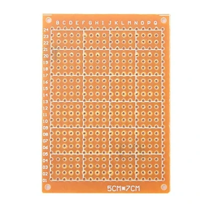 Image de Jeanoko 10 pièces 5 x 7 cm Carte de Circuit imprimé Simple Face Prototype PCB Planche à Pain Cartes universelles pour Le prototypage électronique