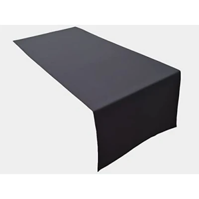 Image de Lemos Home Chemin de Table qualité supérieure 100 % Coton Collection Concept, Couleur et Taille au Choix (Chemin 30 x cm, Anthracite)