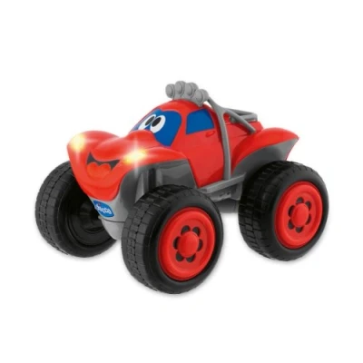 Image de Chicco Billy Bigwheels Véhicule Télécommandé pour Enfants, avec Volant Radiocommandé Intuitif, Lumières et Sons Cadeau Garçon ou Fille, Jouets Enfants de 2 à 6 Ans Rouge