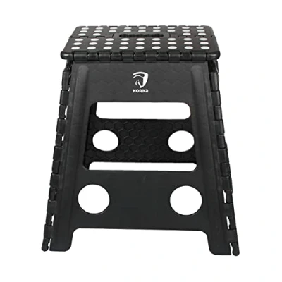 Image de Horka Tabouret/Marche Pied Get Up Pliant Noir