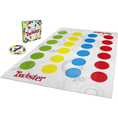 Image de Hasbro Gaming Twister Game for Kids Ages 6 and Up, 4.1 x 26.6 cm