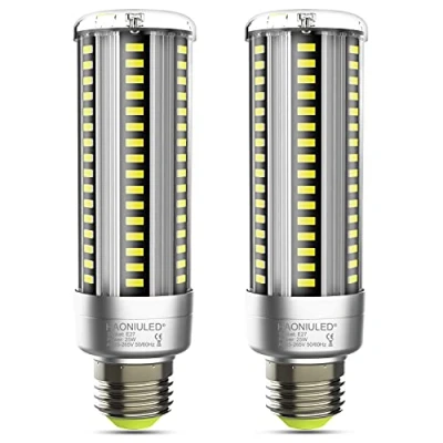 Image de HAONIULED Ampoule LED E27 25W Blanc Froid 6000K 3000LM, Équivalent Halogène 250w, Ampoules Maïs Lampe E27, 360 Angle,Vis Non Dimmable, éclairage Mais Lot de 2
