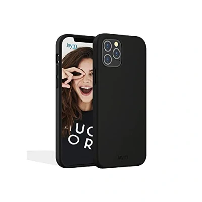 Image de JAYM Coque Silicone Premium Noire pour Apple iPhone 13 Pro Max 100% et Microfibre Renforcée Ultra Doux Neuf