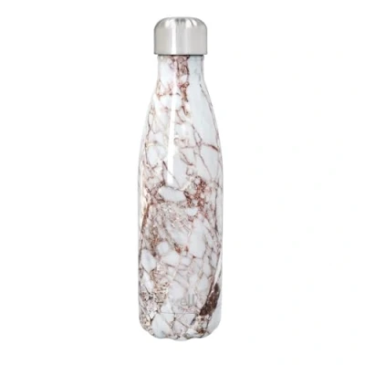 Image de bouteille Original S&#039;well, Or calacatta, 500ml. isotherme sous vide pour conserver les boissons froides et chaudes En Acier inoxydable sans BPA déplacements