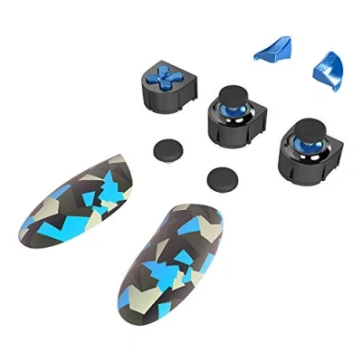 Image de Thrustmaster ESWAP X Blue Color Pack de modules manette jeu personnalisable pour Xbox Series XS, One et PC