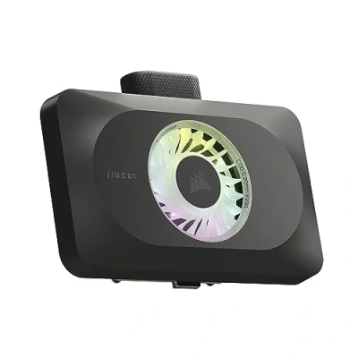 Image de CORSAIR iCUE Link XG3 RGB Waterblock pour Carte Graphique Hybride Refroidissement Personnalisé Compatible avec RTX 4070, 4070 Ti Noir