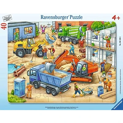 Image de Ravensburger 06120 4 Puzzle Les Gros Véhicules