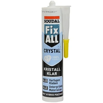 Image de Fix All Crystal Lot de 3 tubes colle Transparent 290 ml