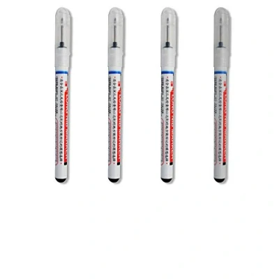 Image de Marqueur permanent pour stylo à pointe extra longue 0,7 1 mm noir (4 pièces)