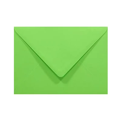 Image de Netuno 100 enveloppes vertes B6 125x175 mm Rainbow 80g enveloppe verte rabat pointu colorées décoratives pour invitations mariage Noël cartes de voeux anniversaire fêtes lettres