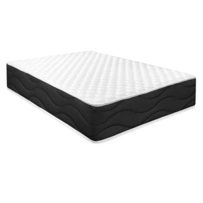 Image de Homey Matelas viscoélastique réversible Sleep Pro (côté Hiver été) Fermeté Dureté Moyenne Haute, épaisseur 30 cm, Memory Foam, Noir/Blanc, 180 x 190