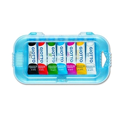 Image de GIOTTO Extra Fine Paint Boîte 7 tubes de gouache 10ml assortis