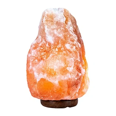 Image de Lampe en cristal de sel, sel l&#039;Himalaya, Naturelle et unique, Différentes dimensions transversales longitudinales, Une composition élégante l&#039;Himalaya (7 9kg, Rose)