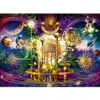 Image de Ravensburger Puzzle Adulte 500 p Système solaire doré 16981