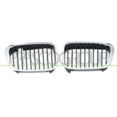 Image de PRASCO BM0182013 Calandre avant droite chromé noir chrome BMW: 3 Compact, Berline, Touring