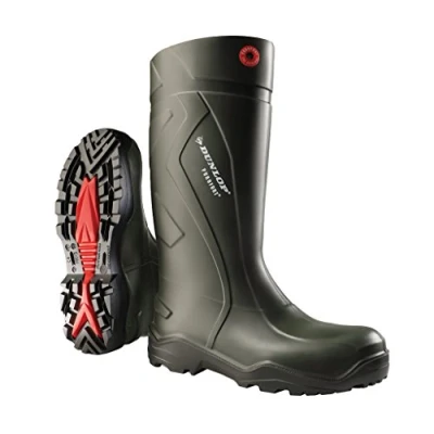Image de Dunlop Chaussure de Sécurité Purofort Plus avec Bout Acier S5 Vert/Noir 49/50