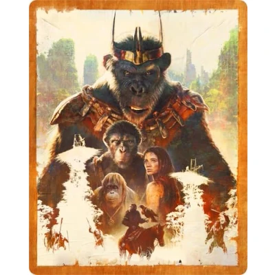 Image de The Kingdom Of Planet Apes 4K UHD Steelbook [Blu ray] [Region A &amp; B C]