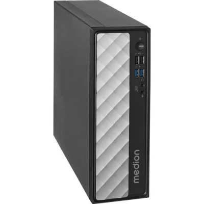 Image de MEDION AKOYA T80 Intel® Core™ i5 12450H 16 Go DDR4 SDRAM 512 SSD Windows 11 Home Mini PC Noir Neuf