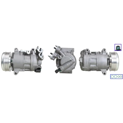 Image de LUCAS ACP01577 Compresseur De Climatisation PAG 46 YF R 134a, 1234yf avec joints PEUGEOT: 308 II 3/5 portes, 5008 II, 3008 SUV