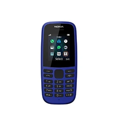 Image de Nokia 105 (édition 4) 1,77 pouces UK SIM Free Feature Phone (SIM unique) Bleu