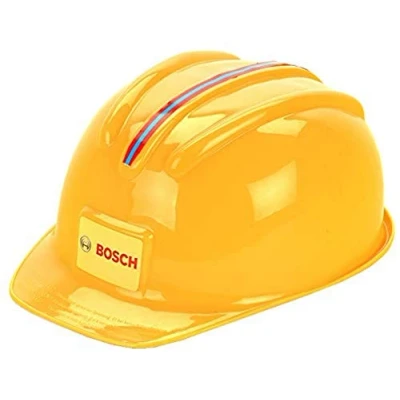 Image de Theo Klein 8127 Casque de Chantier Bosch Au Vrai Look Bricoleur Tour tête réglable Dimensions : 25,8 cm x 19,5 11 Jouet pour Enfants à partir 3 Ans