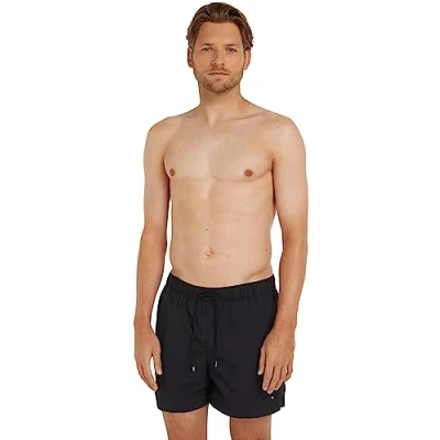 Image de Tommy Hilfiger Medium Drawstring Short de bain, Homme, Taille: Medium, Black