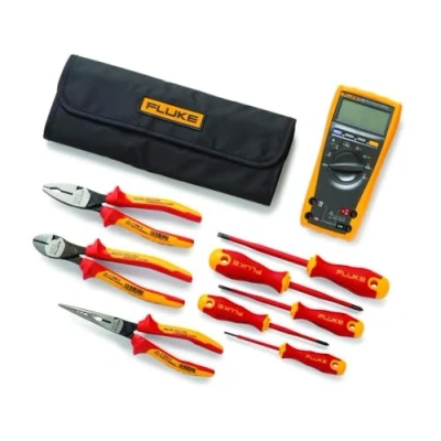 Image de Multimètre numérique TRMS Fluke 179 + kit de démarrage outils portables (5 tournevis isolés et 3 pinces isolées)