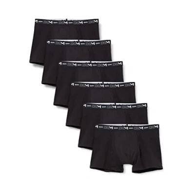Image de DIM Boxer Homme Coton Stretch Respirant Maintien Optimal x6, Noir, XL