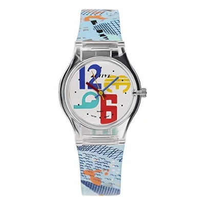 Image de Active ACT 003 Montre Fille Quartz Analogique Cadran Multicolore Bracelet Plastique