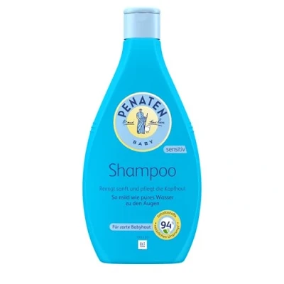 Image de PENATEN Shampooing (400 ml), nettoyant et nourrissant pour bébé, spécialement conçu les nouveau nés, sans parabènes, sulfates colorants, nettoie en douceur larmes