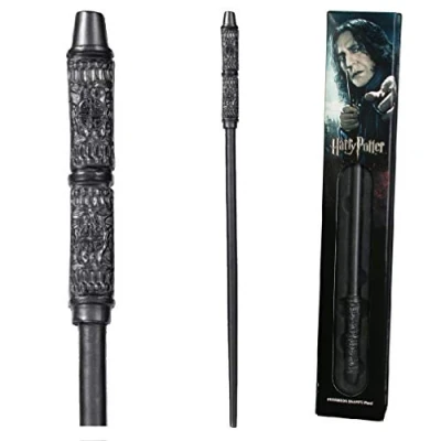 Image de The Noble Collection Severus Snape Wand in A Standard Windowed Box 14in (35cm) Wizarding World Harry Potter Film Set Movie Props Wands