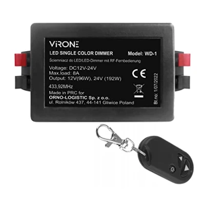 Image de VIRONE WD 1 Variateur de Lumiere LED 12 24VDC RF avec Télécommande