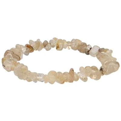 Image de Lebensquelle Plus Bracelet en quartz rutile Pierre précieuse de qualité supérieure, 18 centimeters, semi précieuse,