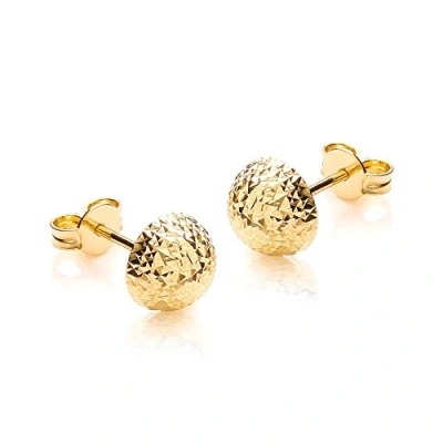 Image de Carissima Gold Clous et Puces Boucle d&#039;Oreilles Femme 9 cts Or 375/1000 Jaune