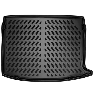 Image de ELMASLINE Bac de coffre en caoutchouc 3D pour Mercedes GLC (X253) 2015 2022 (SUV) Tapis